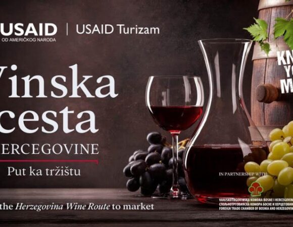 USAID Turizam – Pridružite se virtuelnom događaju, Vinska cesta Hercegovine 26.05.2021 u 14 sati